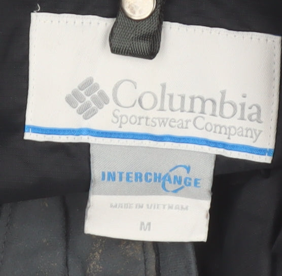 Columbia Men’s Grey 3-in-1 Waterproof Hooded Outdoor Jacket Size M
