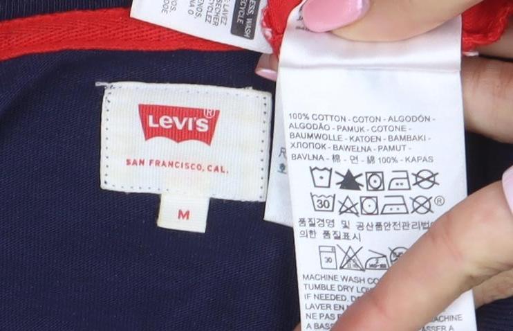 Levi's Men's Multicoloured Colourblock Logo T-Shirt Size M