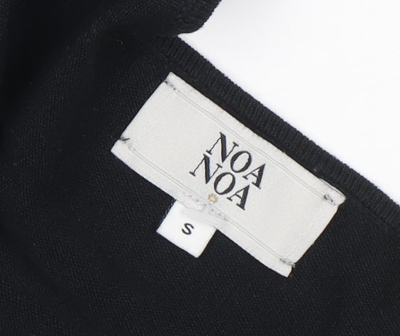 Noa Noa Women's Black Fit & Flare Knee Length Dress Size S