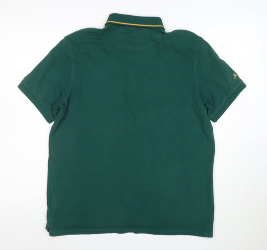 SPE Men's Green 2XL Polo Shirt Royal National Embroidered Cotton