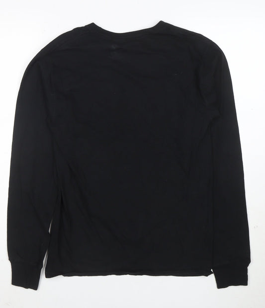 Champion Men's Black Small Pullover Crew Neck Sweatshirt