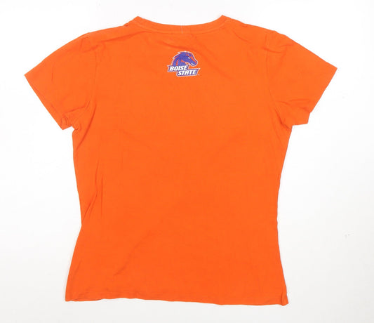 Champion Womens Orange Boise State XL Short Sleeve Cotton T-Shirt