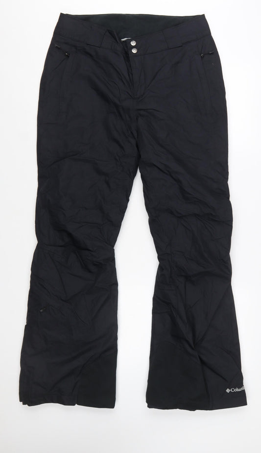 Columbia Womens Black M Regular Waterproof Insulated Snow Pants