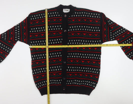 Nanook Men's Multicoloured Fair Isle Wool Cardigan L