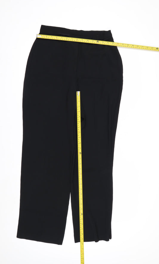 New York & Company Womens Black Size 10 Straight Dress Pants