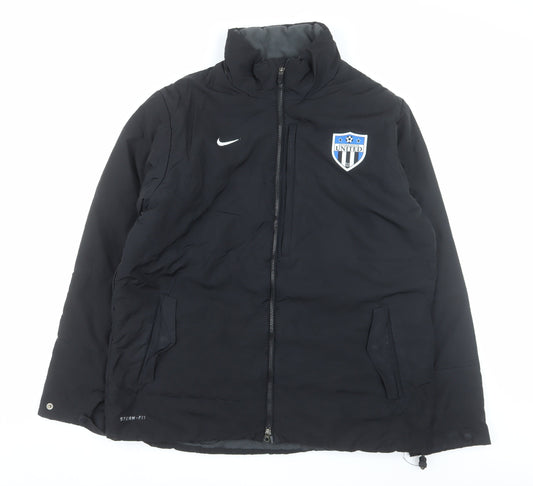 Nike Mens Black Storm-FIT Puffer Jacket L Regular 42in Waterproof