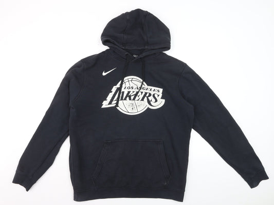 Nike Men's Black Los Angeles Lakers Pullover Hoodie L Sports Fleece