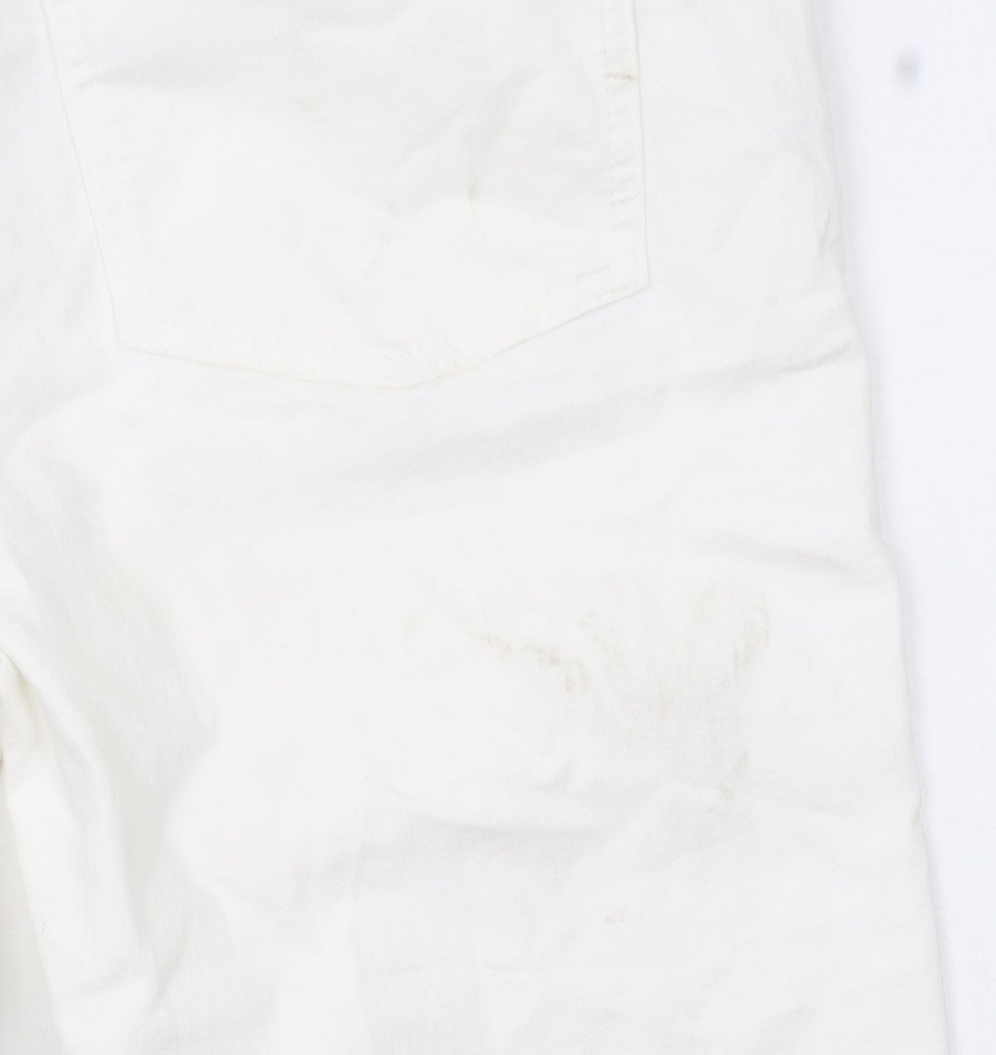 Marks and Spencer Women’s White Sienna Straight Jeans Size 16 Regular Fit