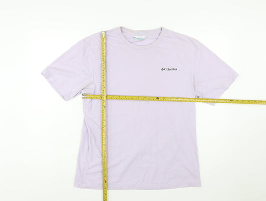 Columbia Men's Purple Graphic Outdoor T-Shirt Size M