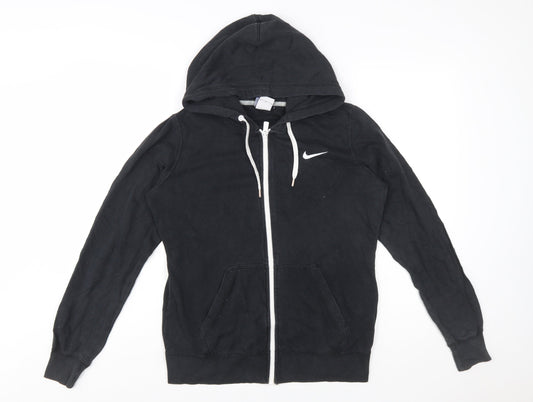 Nike Men's Black Full Zip Hoodie M Regular Fit Fleece Sportswear