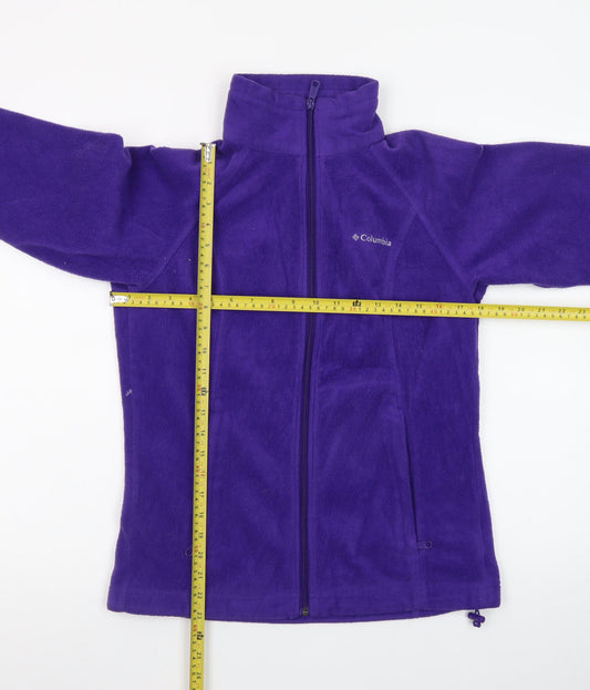 Columbia Women's Purple Fleece Full Zip Jacket Size S