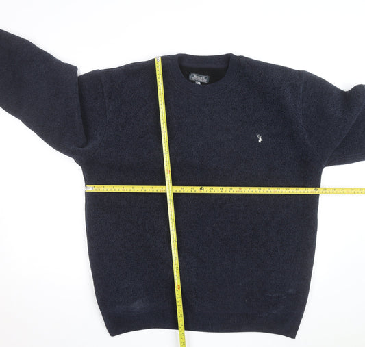 Riverton Men’s Navy Blue 2XL Pullover Fleece Crew Neck Jumper