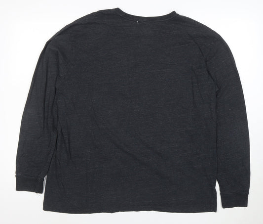 Ralph Lauren Polo Mens Black Long Sleeve Cotton T-Shirt L