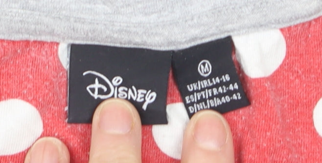 Disney Womens Grey Minnie Mouse T-Shirt Nightshirt Size 14-16