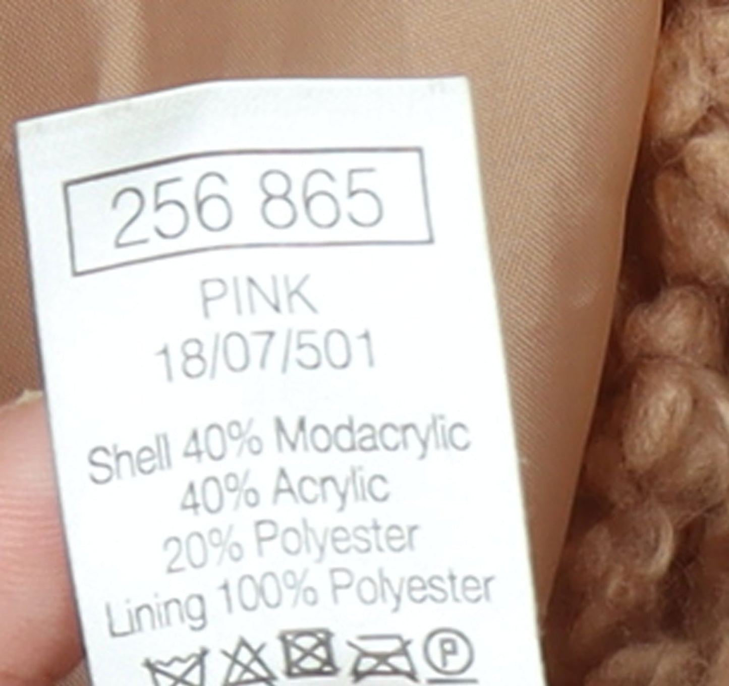Sonder Studio Women Beige Faux Fur Lined Overcoat Size 16