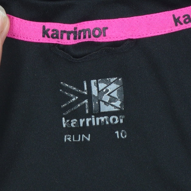 Karrimor Womens Black Pink Racerback Running Tank Top Size 10