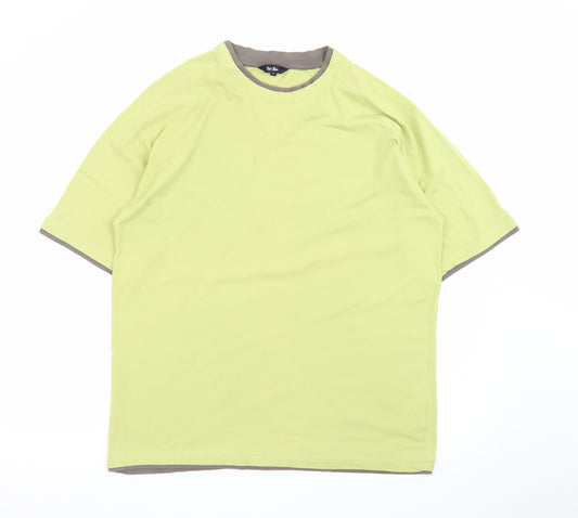Peter Storm Men's Green Short Sleeve Crew Neck Cotton T-Shirt M