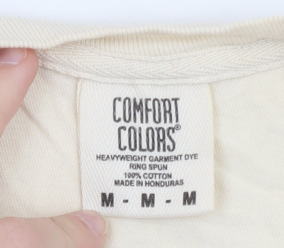 Comfort Colors Men’s Beige Phoebe Bridgers Long Sleeve Graphic T-Shirt M