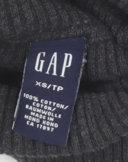 GAP Women’s Black Roll Neck Cotton Jumper XS