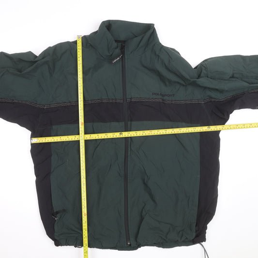 Ralph Lauren Polo Sport Men's Green XL Windbreaker Nylon Jacket