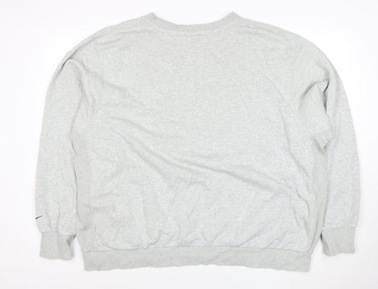 Nike Men's Grey 2XL Crew Neck NBA 2022 Sweatshirt