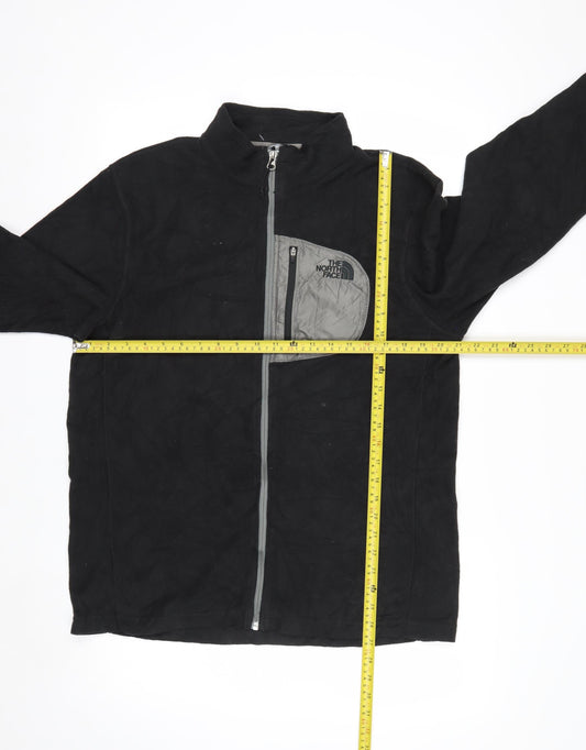 The North Face Mens Black Fleece Full Zip Sweatshirt Size L