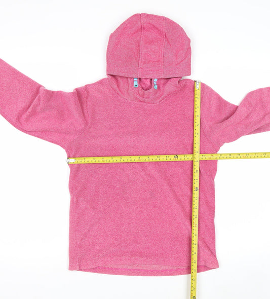 Mountain Warehouse Girls Pink Pullover Fleece Hoodie 11-12 Years