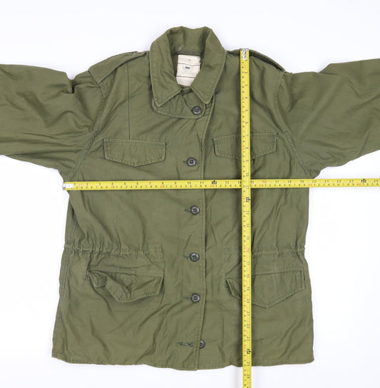 WYNN Industries Women’s Green Military Field Jacket Size 12 Regular Cotton Nylon