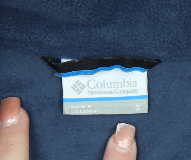 Columbia Men's Blue Full Zip Fleece Sweatshirt Size S