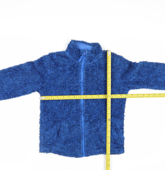 Mountain Warehouse Boys Blue Full Zip Fleece Sweatshirt 7-8 Years