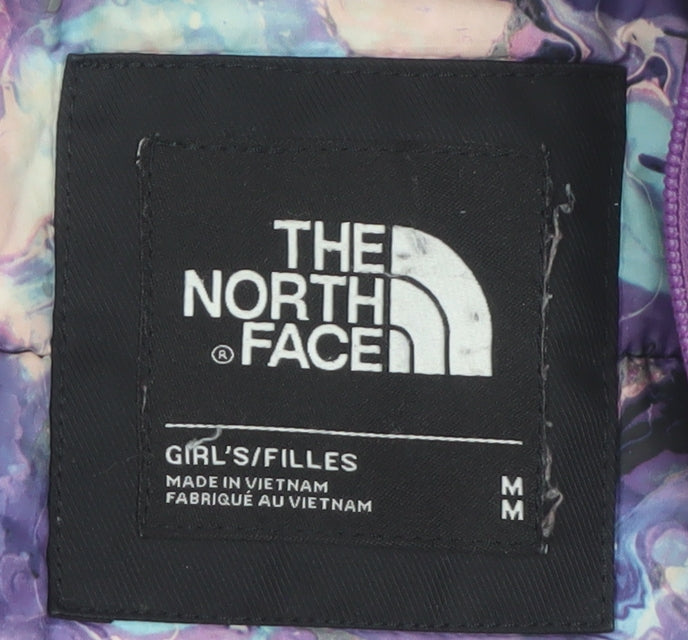 The North Face Girls Black Hooded Waterproof Ski Jacket Size 10-11 Years