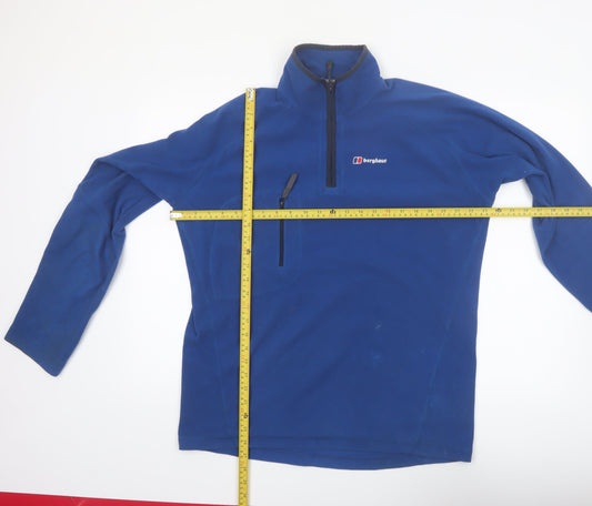Berghaus Men's Blue Fleece Pullover Sweatshirt L Outdoor