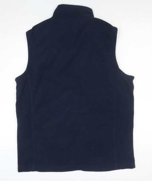 Regatta Men’s Blue Fleece Bodywarmer Waistcoat L Full Zip Outdoor Vest