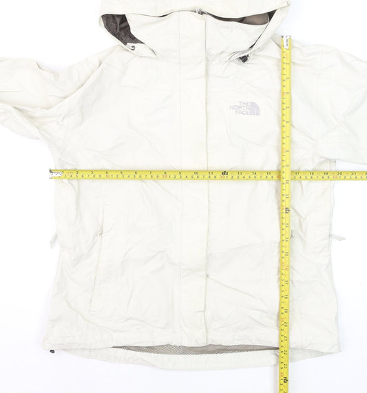 The North Face Women’s Ivory Waterproof Hooded Rain Jacket Size S