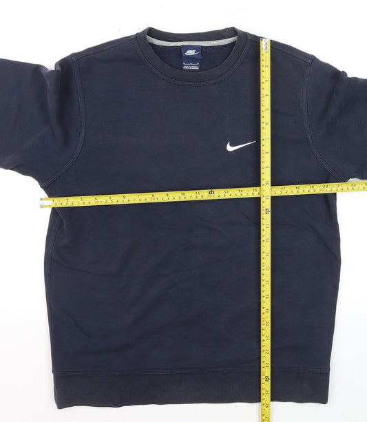 Nike Men's Blue Crew Neck Pullover Sweatshirt M