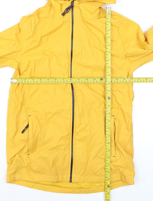Mountain Warehouse Boys Yellow Hooded Windbreaker Jacket 13 Years
