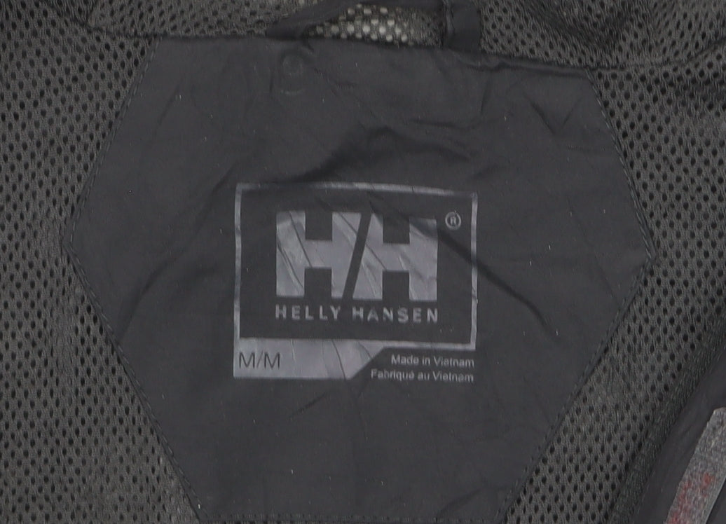 Helly Hansen Men's Black Waterproof Hooded Rain Jacket M