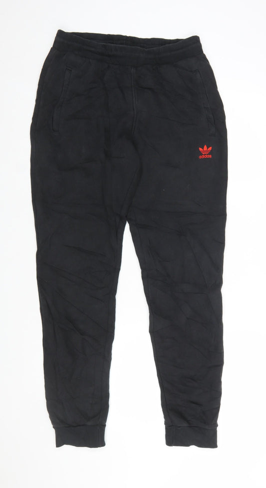 Adidas Men's Black Jogger Sweatpants Size M Tapered Fit
