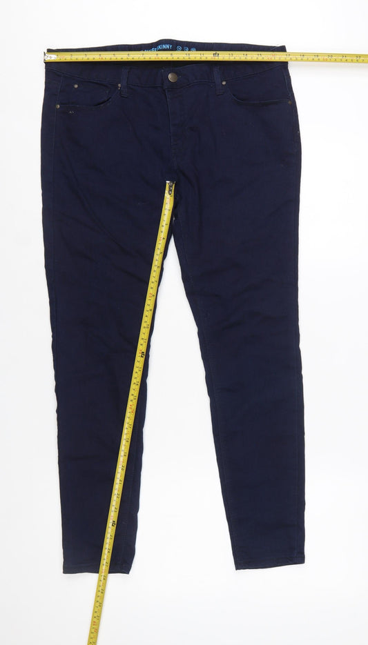 Denim Co Women’s Blue Super Skinny Jeans Size 14 Stretch Fit