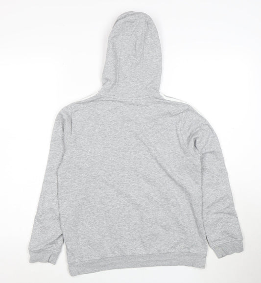 Adidas Boys Grey Mickey Mouse Pullover Hoodie Size 11-12 Years