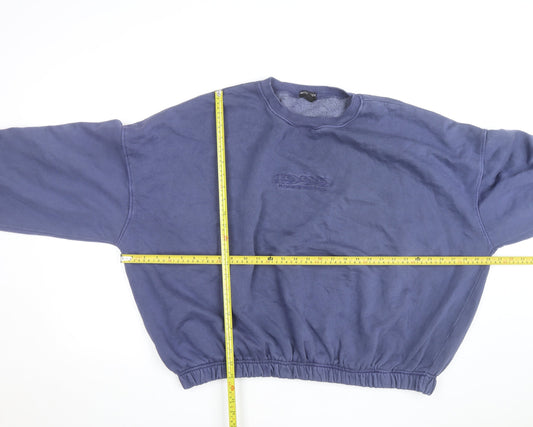 PrettyLittleThing Plus Women's Blue Pullover Sweatshirt UK 18