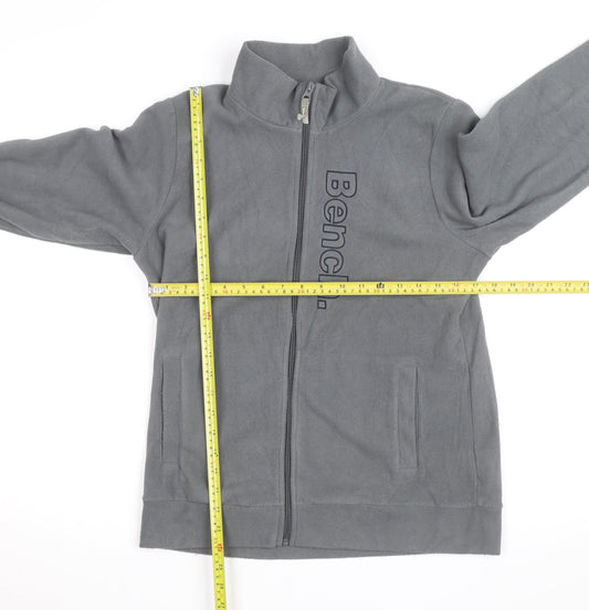 Bench Boys Grey Fleece Full Zip Basic Jacket 15-16 Years