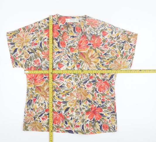 Marks and Spencer Women’s Multicoloured Floral Blouse Size 12