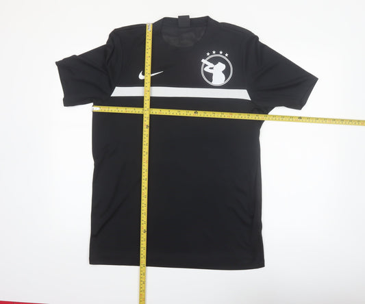 Nike Men’s Black Dri-Fit T-Shirt Sz L Slotty's Eleven Bud Spencer Sports Tee