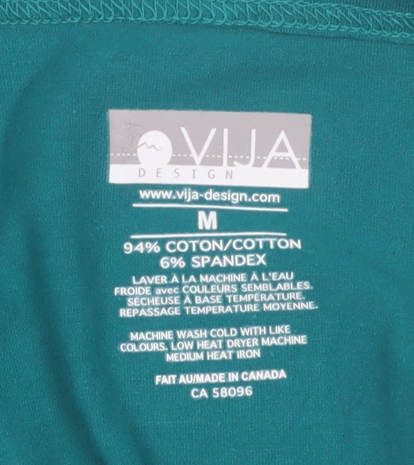 Vija Design Women’s Green Strapless Stretch Camisole Top M