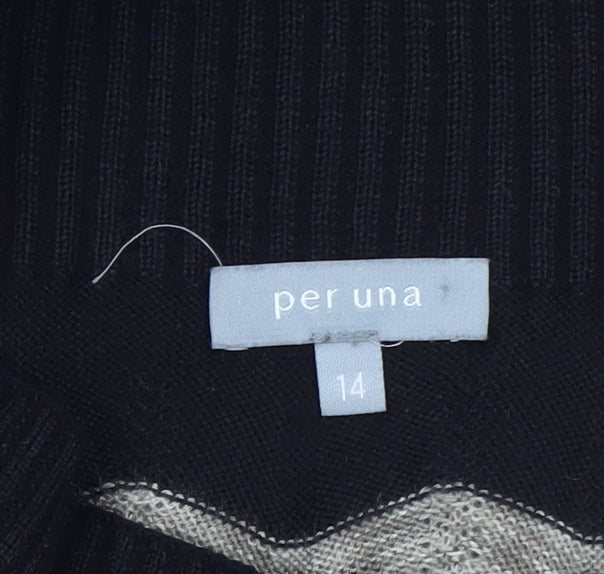 Marks and Spencer Per Una Women’s Black Size 14 A-Line Knit Skirt