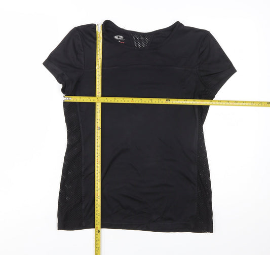 Athletic Works Women's Black Short Sleeve Sports T-Shirt Size S