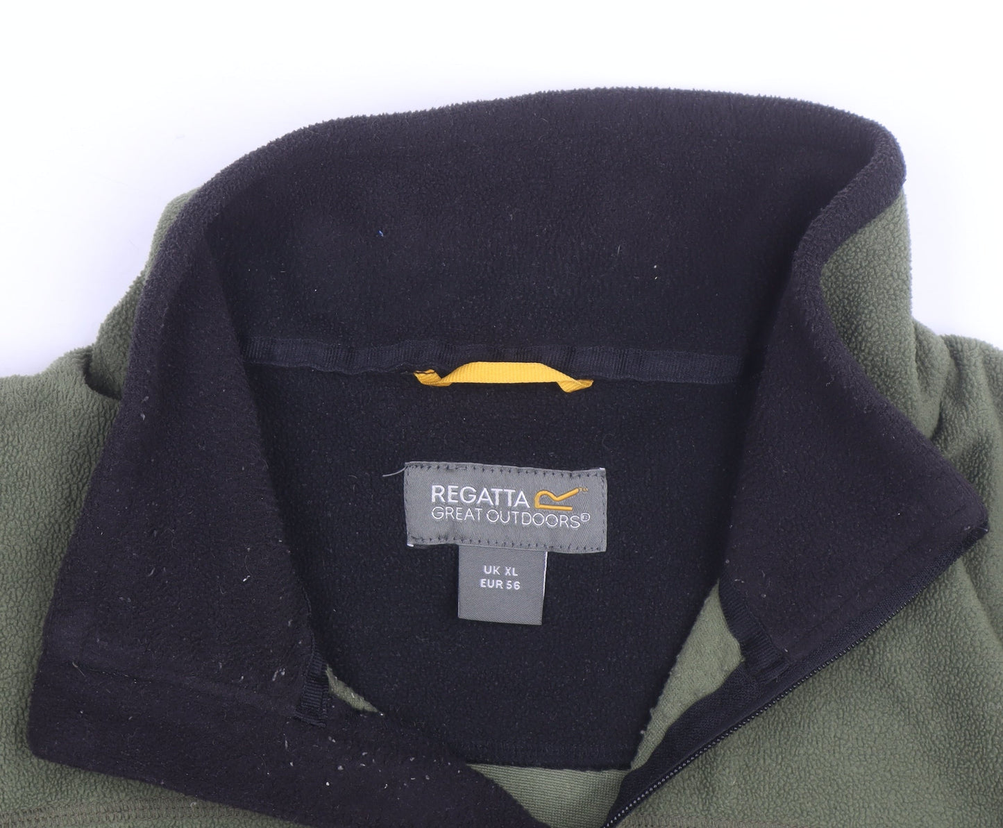 Regatta Men’s Green Fleece Full Zip Windbreaker Jacket XL