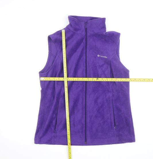 Columbia Unisex Adults Purple Fleece Bodywarmer Gilet Size L