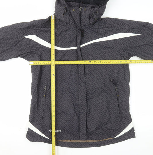 Columbia Women's Grey 3-in-1 Waterproof Hooded Jacket M